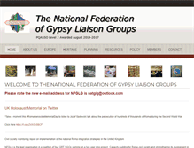 Tablet Screenshot of nationalgypsytravellerfederation.org